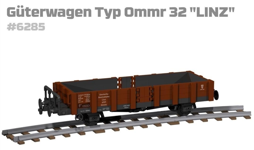 Train 2023 : le set 6285 Güterwagen dévoilé par Cobi