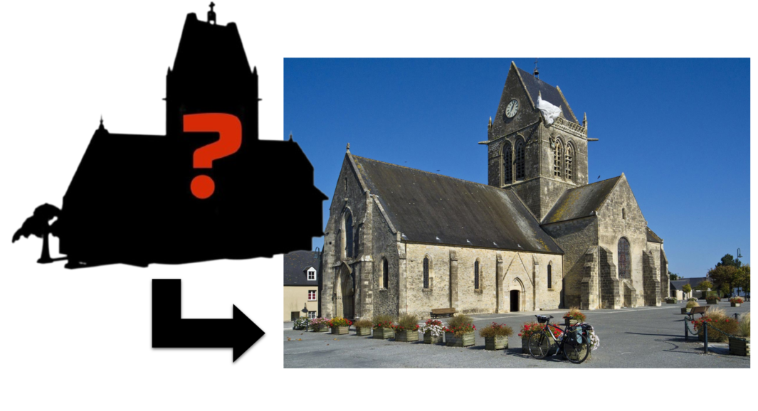 L’église de Sainte-Mère-L’église en cobi ?