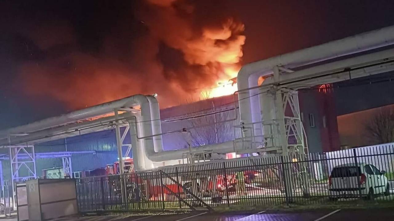 Incendie important dans un des bâtiment de l’usine Cobi de Mielec !