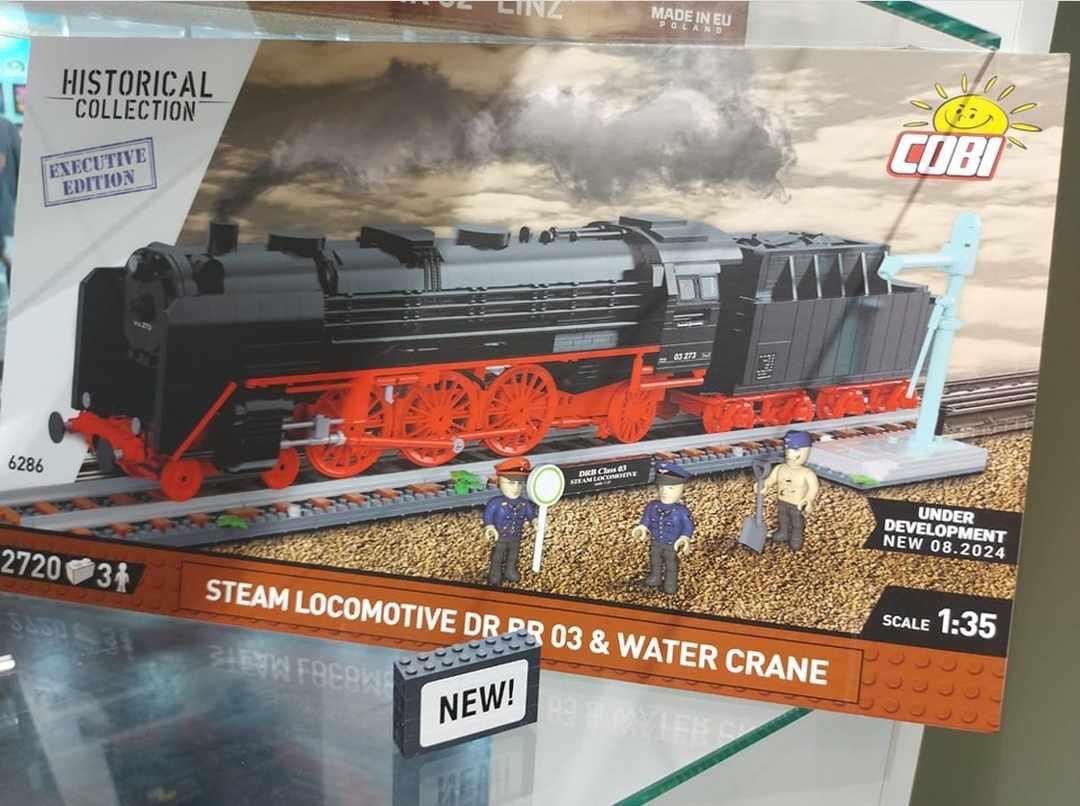 Leaks : Cobi 6286 Steam Locomotive DRB 03 & WATER CRANE