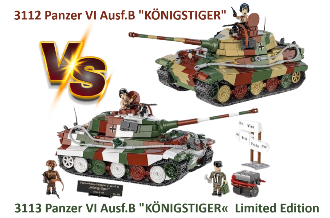 Nouveauté Cobi WW2 : 3113 Panzer VI Ausf.B “KONIGSTIGER Limited Edition