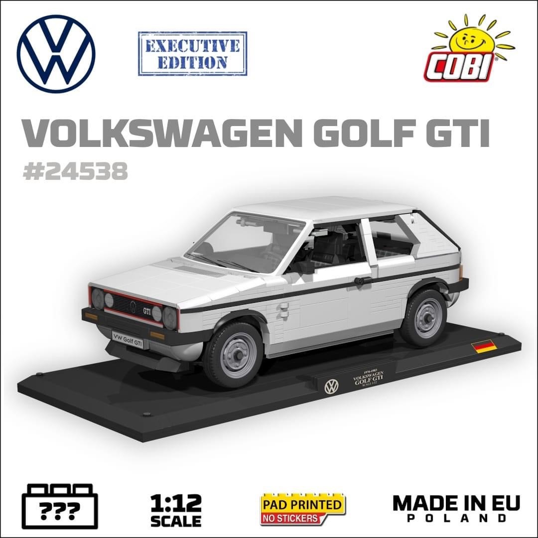 Avant première : Cobi annonce la Volkswagen Golf GTI à l’échelle 1/12ème