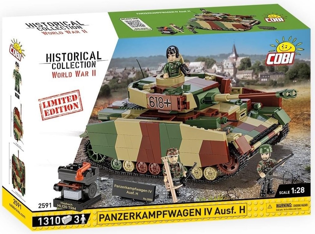 Nouveauté Cobi WW2 : 2591 PzKpfw Panzer IV Ausf. H Limited Edition