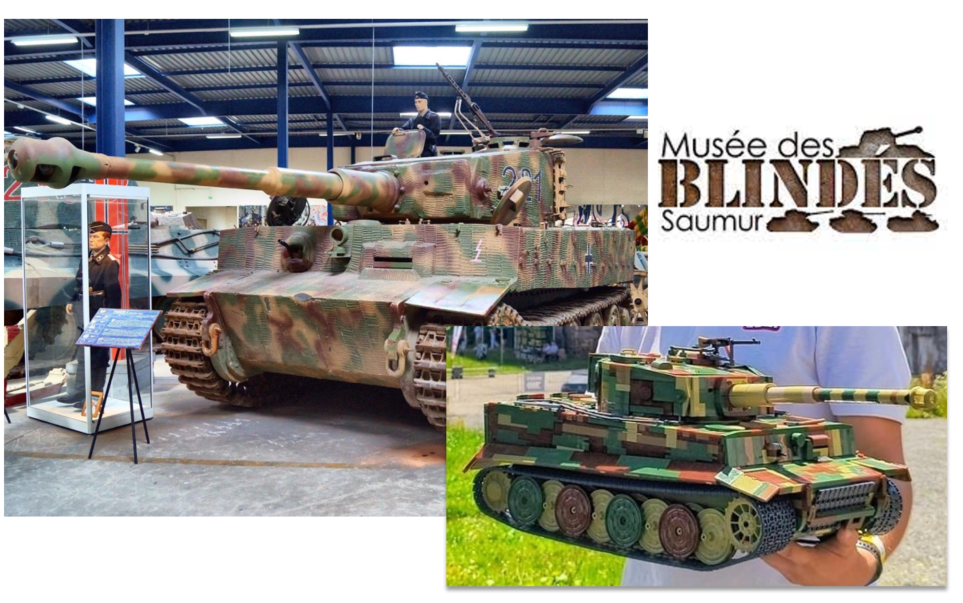 Le Panzer VI Tigre “Bretagne” du musée des blindés sortira à l’échelle 1/12ème chez Cobi