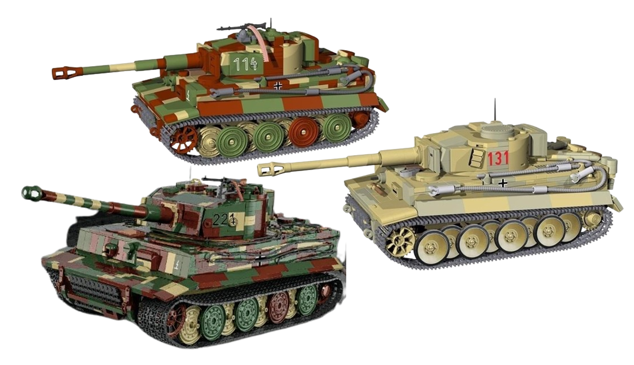 Cobi WW2 2024 : Pas moins de 3 nouveaux Pz VI Tiger en 2024 !