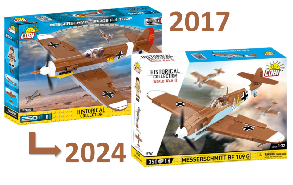 Cobi WW2 2024 : Un nouveau Messerschmitt BF-109 Tropicalisé